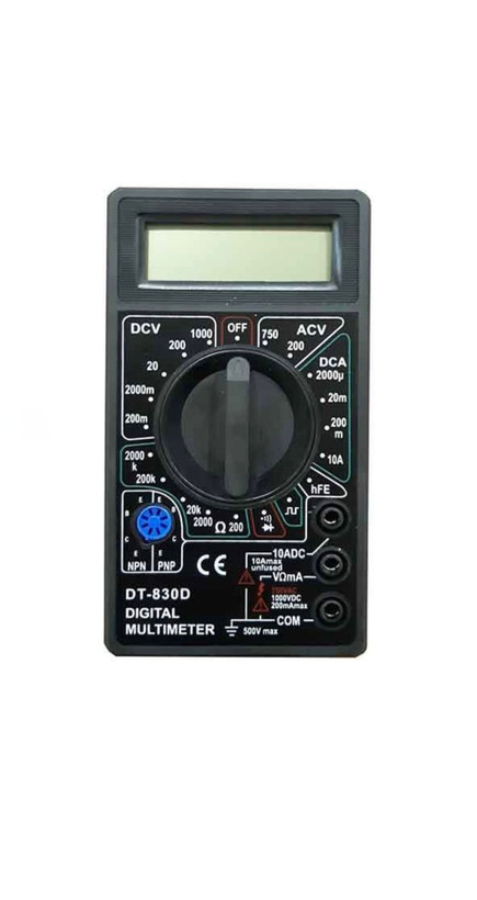 مولتی متر دیجیتال مدل DT830D